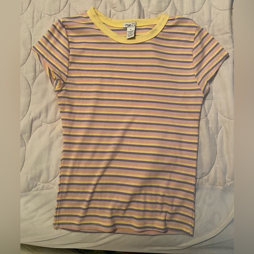 striped shirt, rue 21, size medium, brand new, worn once